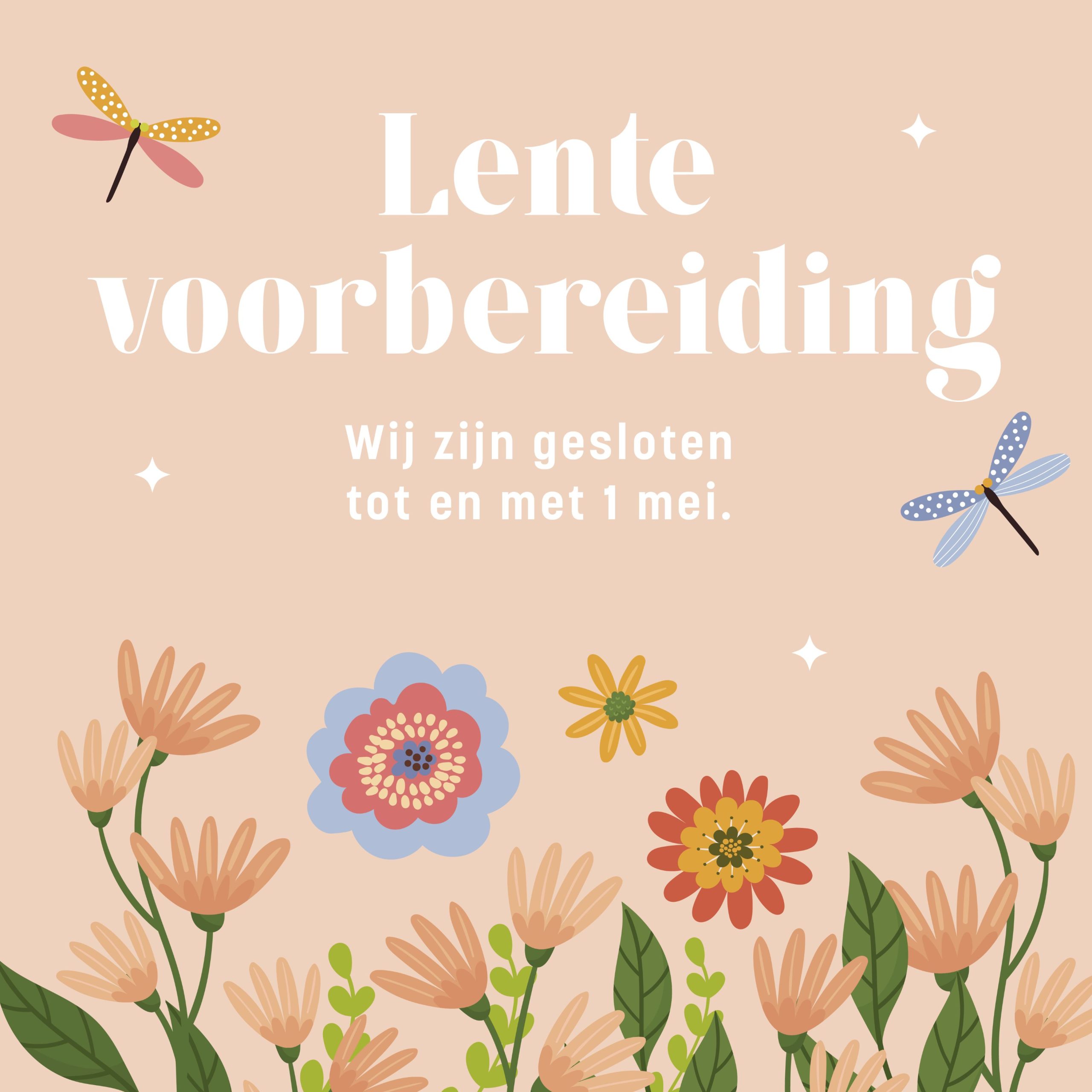 Openingsuren, snoeptaarten en moederdag