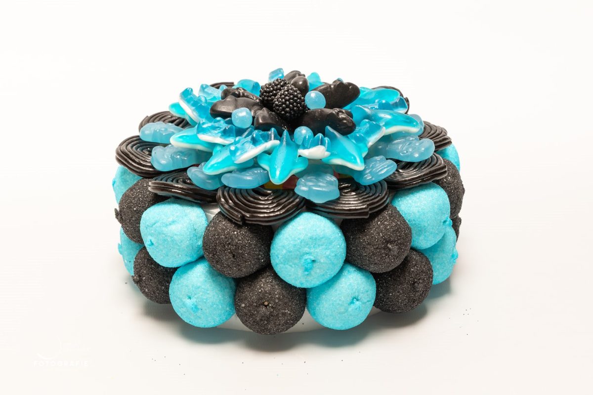 Snoeptaart, blauw-zwart, club brugge