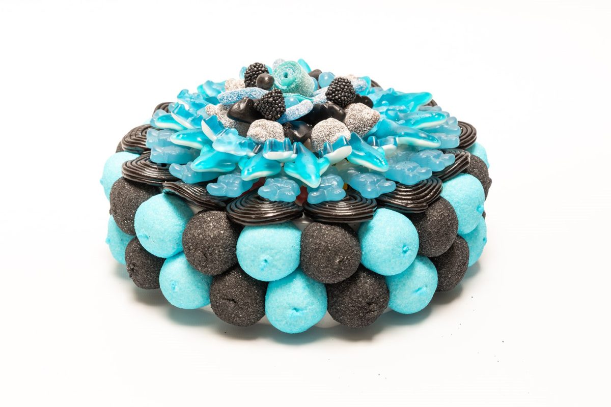 Snoeptaart, blauw-zwart, club brugge