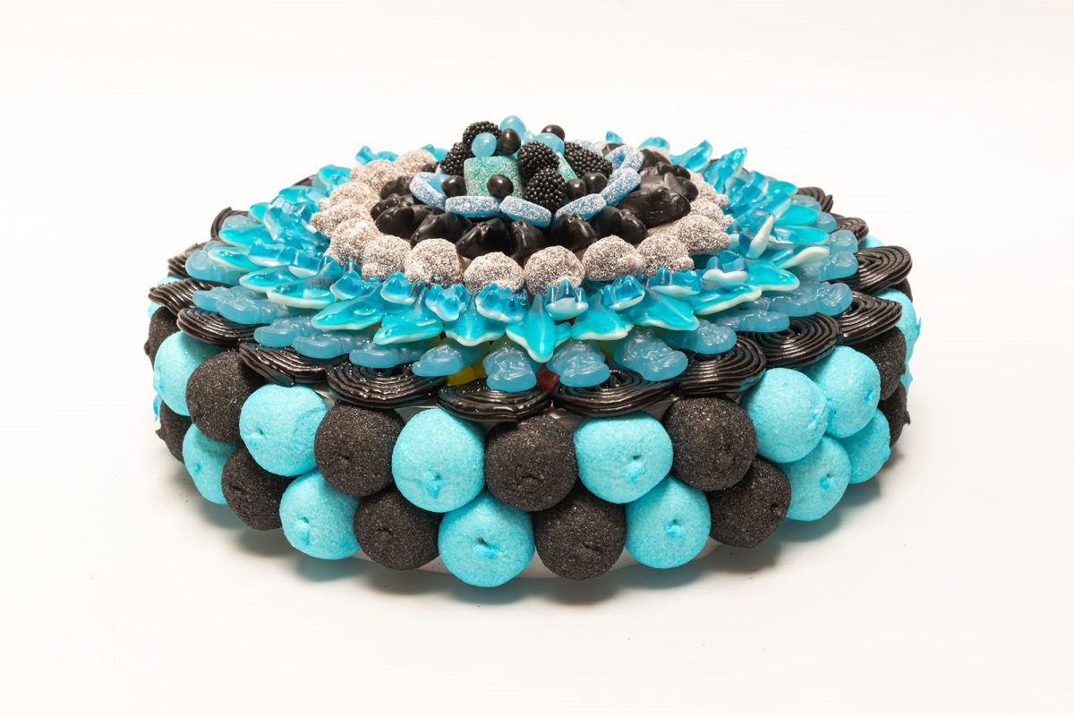 Snoeptaart club brugge, blauw zwart