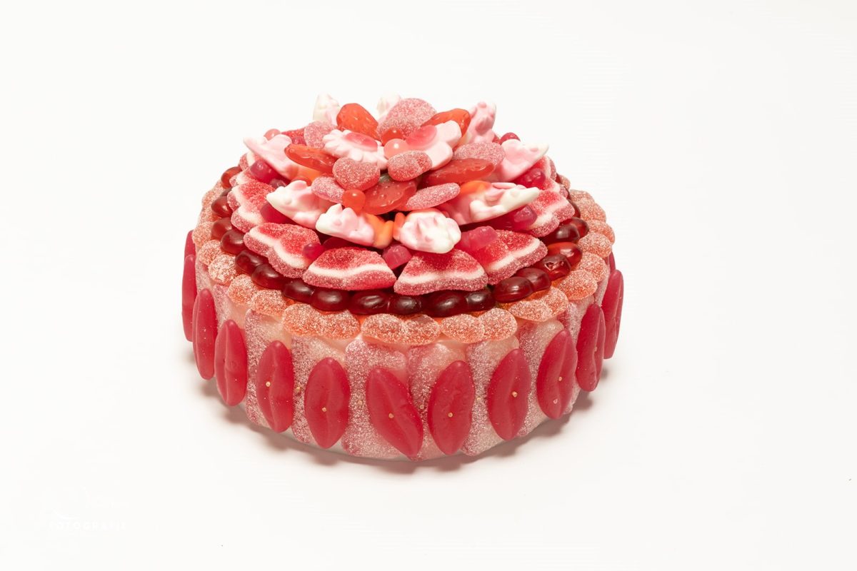 Snoeptaart roze, geboorte, baby meisje