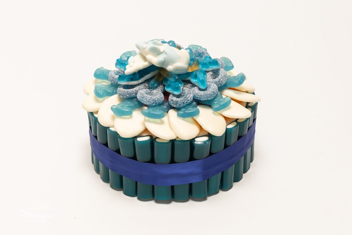 Snoeptaart geboorte, baby, jongen, blauw