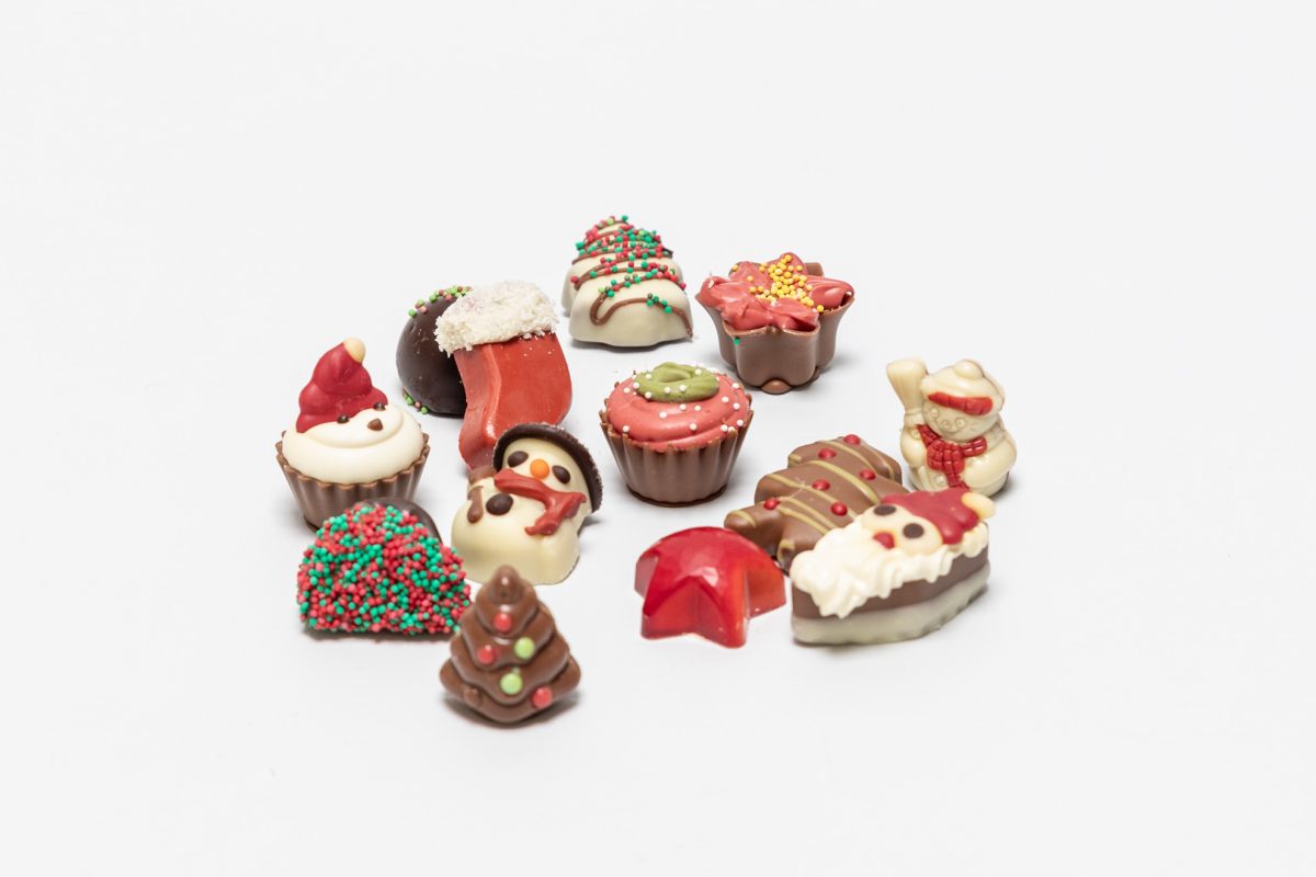 Chocolade kerst, pralinetaart