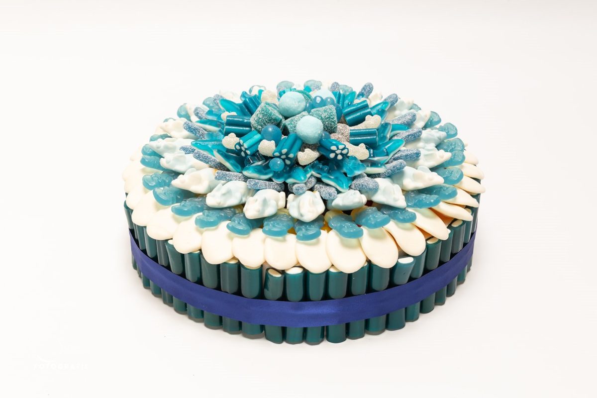 Snoeptaart blauw, geboorte, jongen, baby jongen