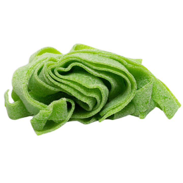 Groene zure matten met appel smaak