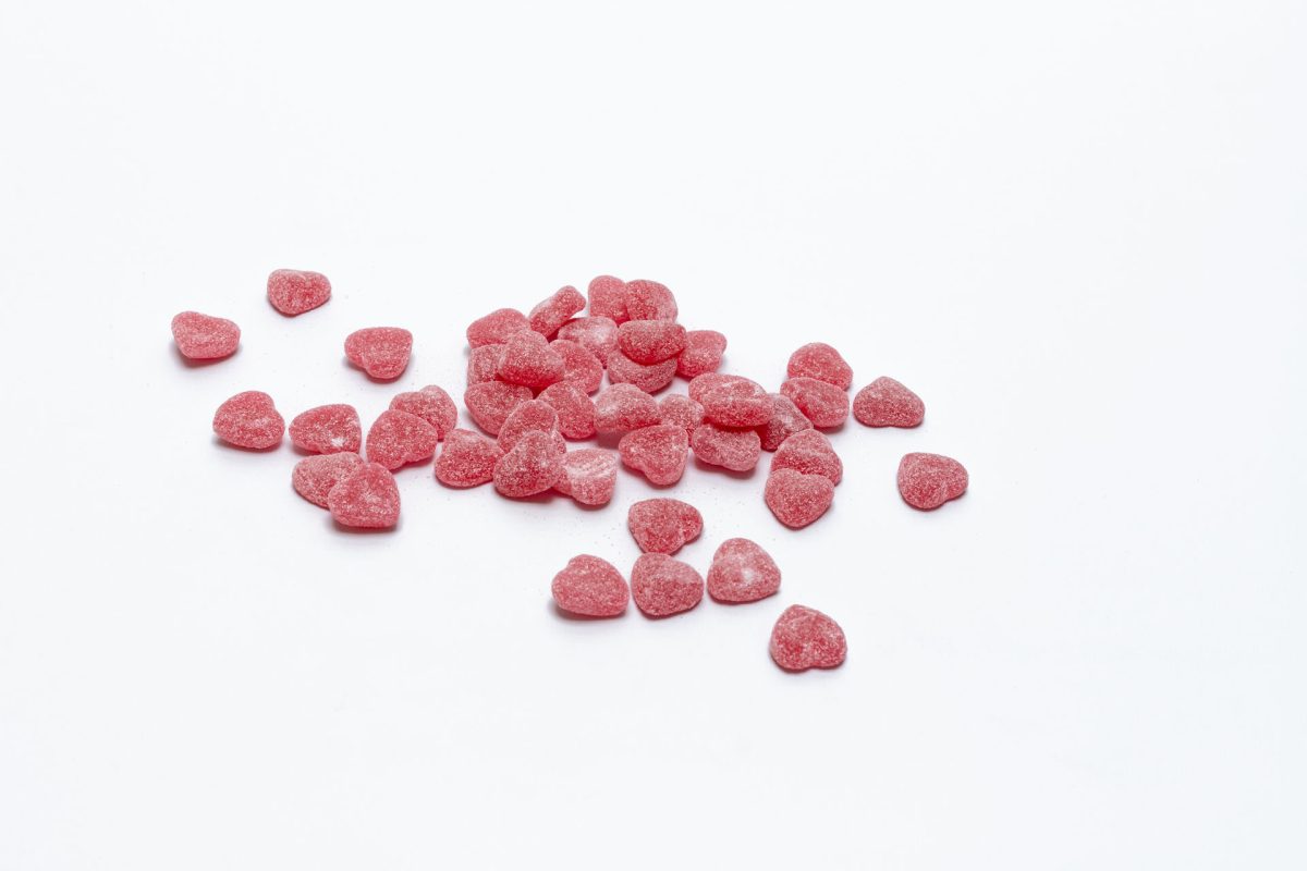 Haribo frambozen hartjes
