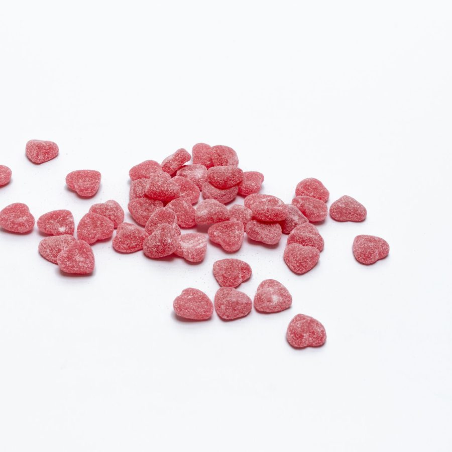 Haribo frambozen hartjes