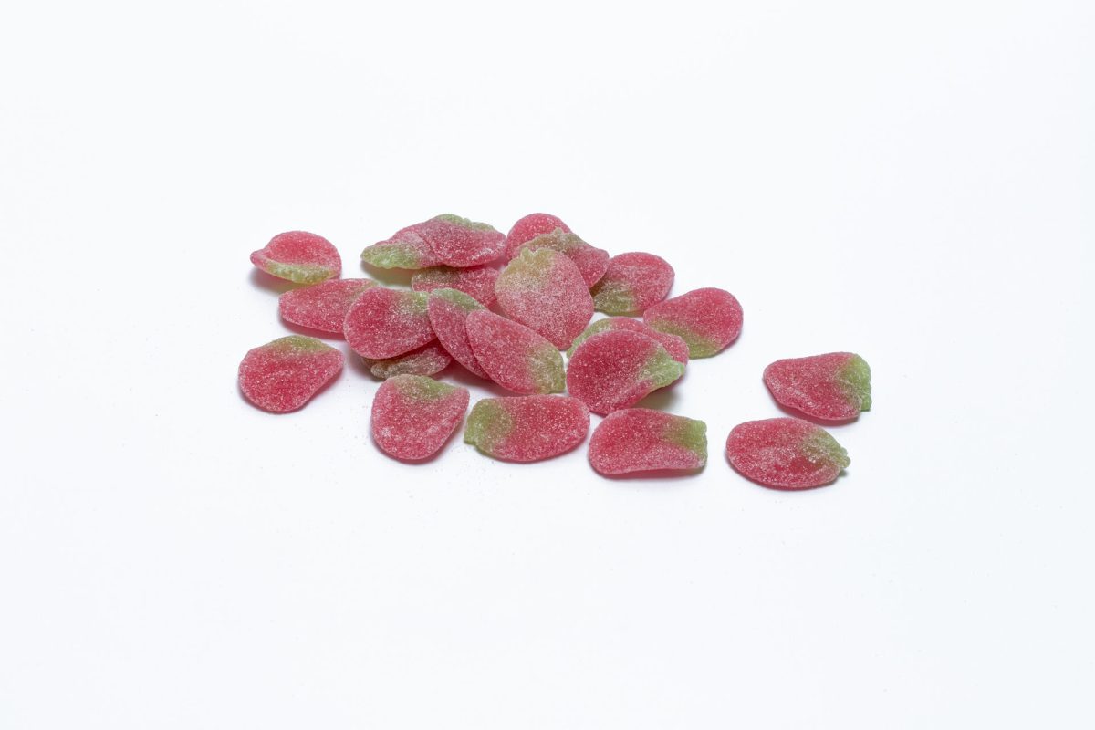 Lutti gesuikerde aardbeien