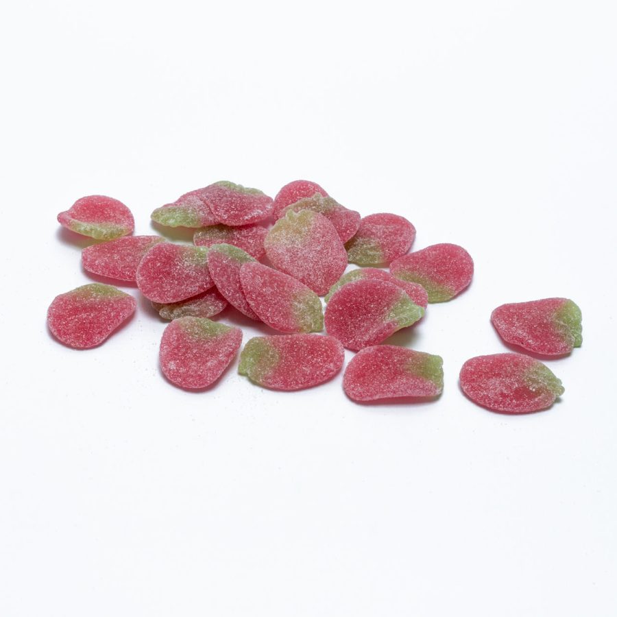 Lutti gesuikerde aardbeien