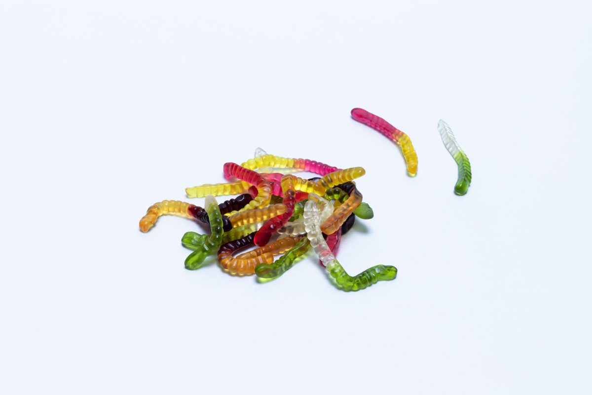 Haribo gloeiwormen